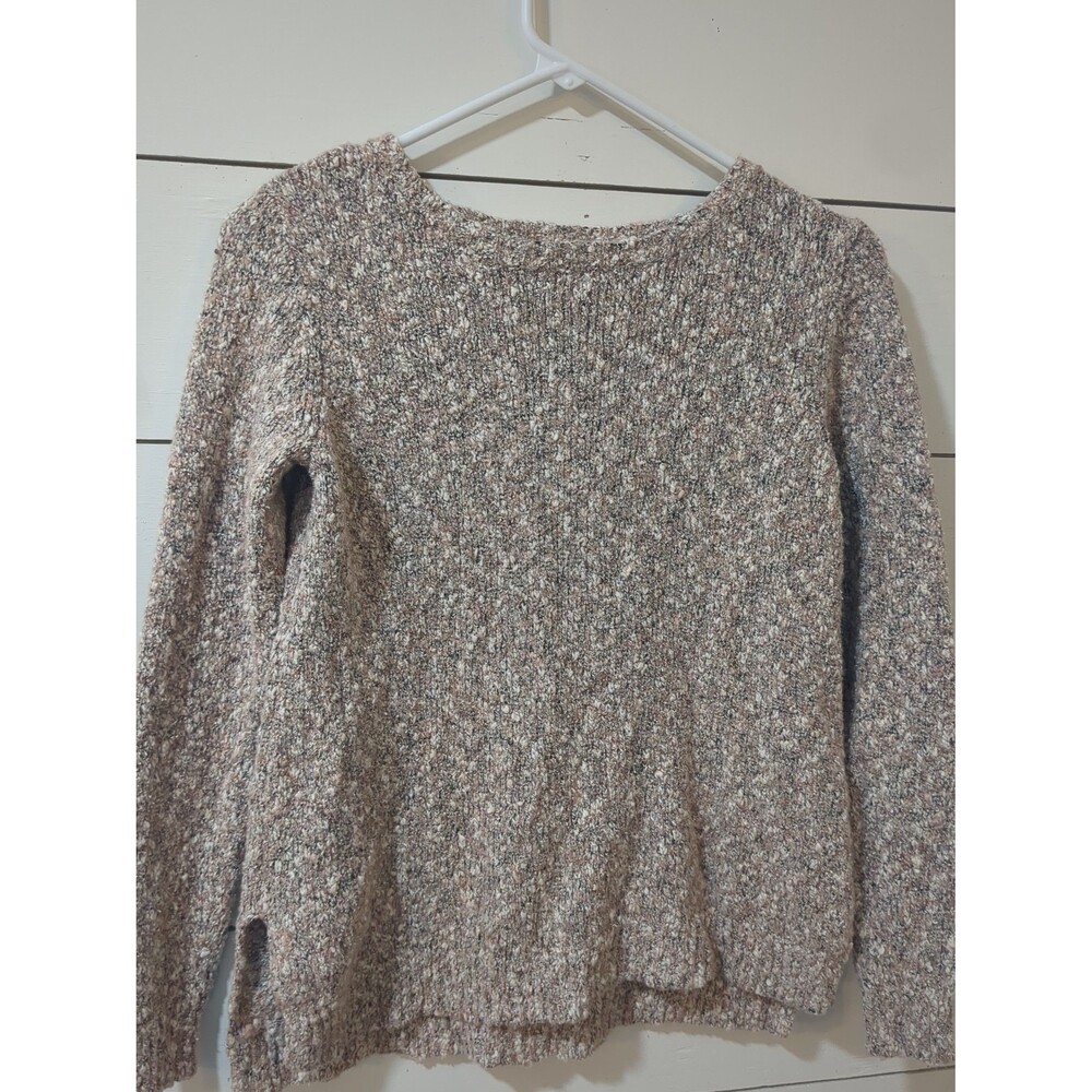 H &M Women's small pink brown Heather sweater Cotton blend spring